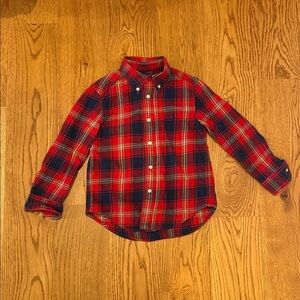 Ralph Lauren boys size 4 Plaid Button-Up Shirt